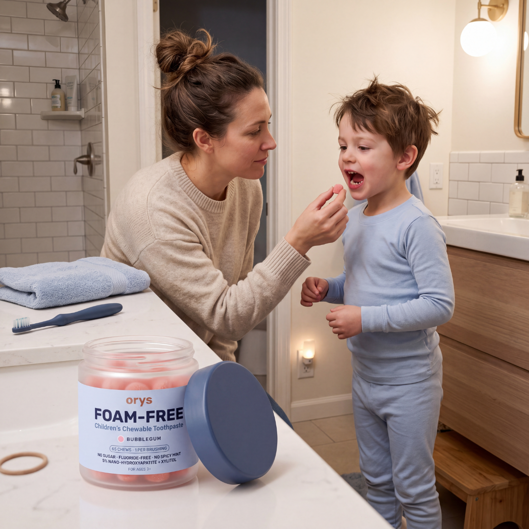 Orys Foam-Free Children's Chewable Toothpaste